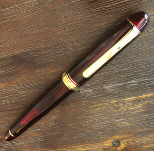 Platinum #3776 Century Bourgogne / Music nib, Fountain Pen