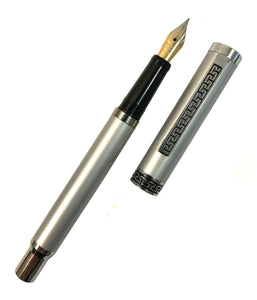 Cartridge Pen, matte chrome