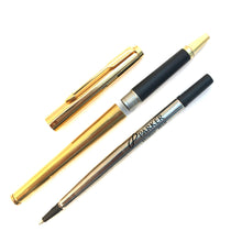 Load image into Gallery viewer, Parker 180, Gold Filled thin line pattern, Rollerball