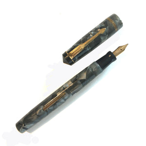 Unique Junior Pen, Black & Pearl