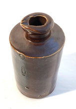 Load image into Gallery viewer, Victorian salt glazed stoneware ink bottle