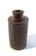 Load image into Gallery viewer, Victorian salt glazed stoneware ink bottle