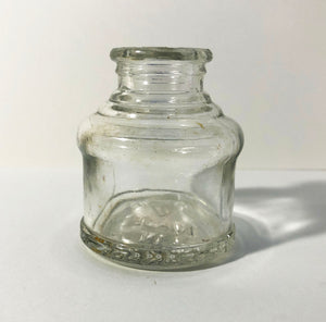 Waterman's Ink Bottle, clear glass