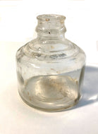 Ink Bottle, Sanford's clear glass, empty