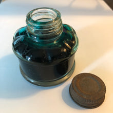 Load image into Gallery viewer, Ink Bottle, clear with metal screw on cap