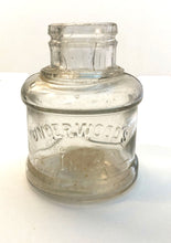 Load image into Gallery viewer, Ink Bottle, Underwoods, clear glass, empty