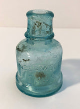 Load image into Gallery viewer, Ink Bottle, green glass, empty