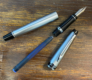 Waterman Expert II Brushed Chrome Fountain Pen