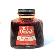 Ink Bottle, Parker Quink, Red