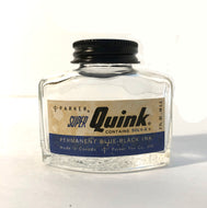Ink Bottle, Super Quink Blue Black (Empty)