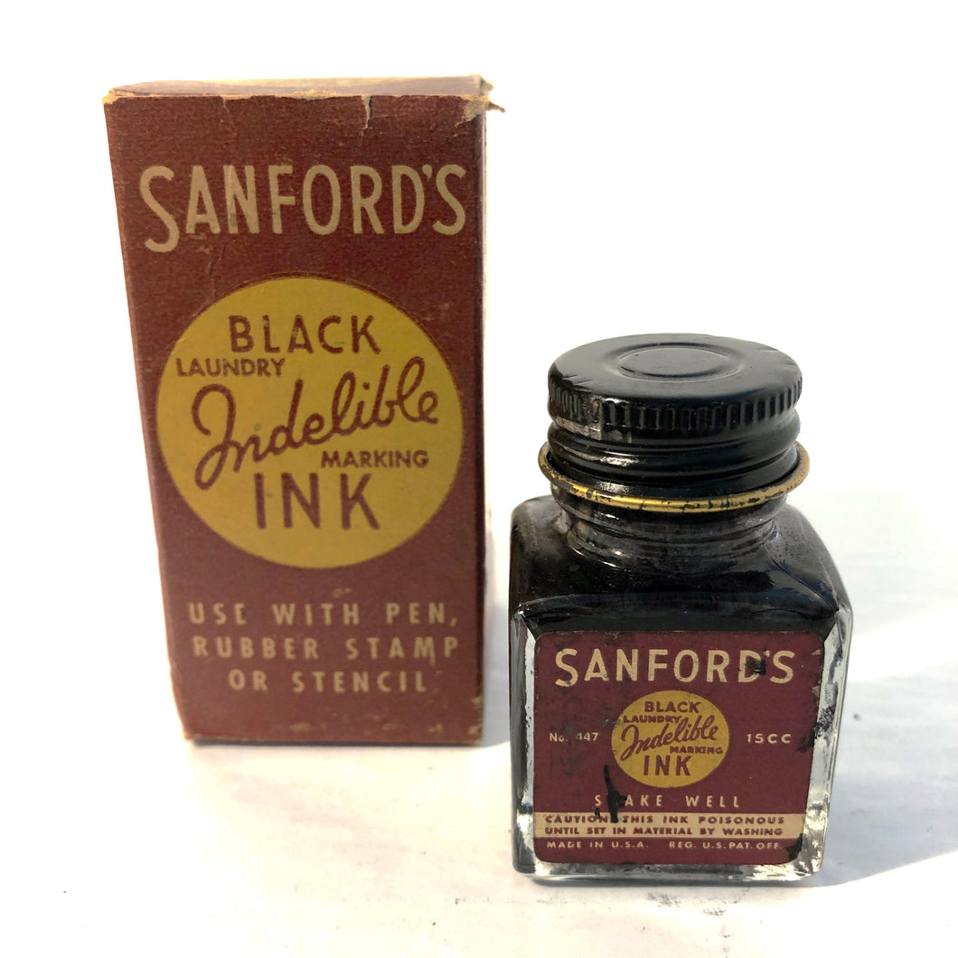 Ink Bottle, black indelible