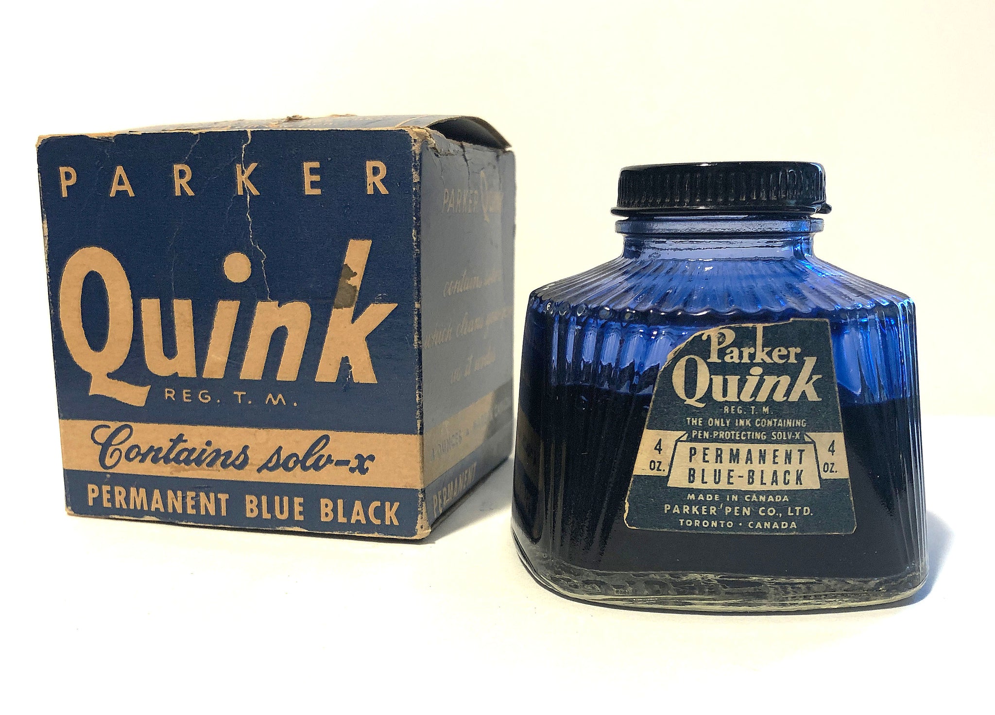 Parker Quink Ink Bottle Black-Blue