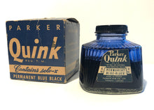 Load image into Gallery viewer, Ink Bottle, 4 oz. Parker Quink, Blue-Black
