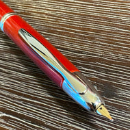 Pilot Vanishing Point Fountain Pen – Red with Rhodium Trim