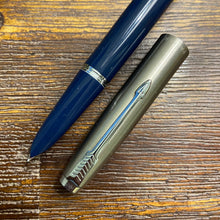 Load image into Gallery viewer, Parker 21, Steel cap with Blue barrel