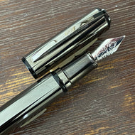 Visconti Metropolis, Gun Metal, Retractable Fountain Pen