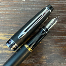 Load image into Gallery viewer, Waterman Expert II Black Matte Chrome Trim Fountain Pen