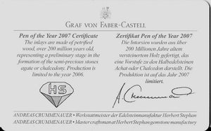 Graf von Faber-Castell Pen of the Year 2007