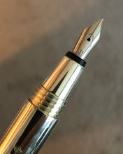 Load image into Gallery viewer, Alfred Dunhill  Sterling Silver Torpedo Pen with duo feature - Dip pen &amp; Nib