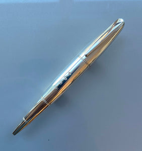 Alfred Dunhill  Sterling Silver Torpedo Pen with duo feature - Dip pen & Nib