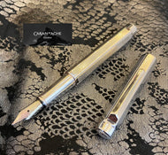 Caran d'ache Ecridor XS retro Silver Plated Rhodium Coated Fountain Pen