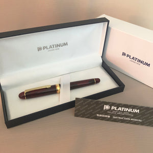 Platinum #3776 Century Bourgogne / Music nib, Fountain Pen