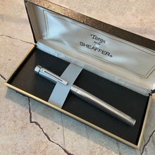 Load image into Gallery viewer, Sheaffer Targa, 1006 Sterling silver finish in a chequered pattern