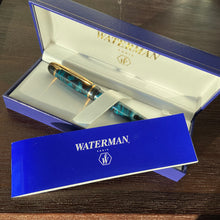 Load image into Gallery viewer, Waterman Philéas,  Green Marble Fountain Pen