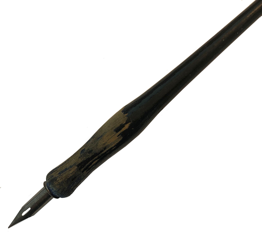 Vintage Dip pens & nibs, Black / wood