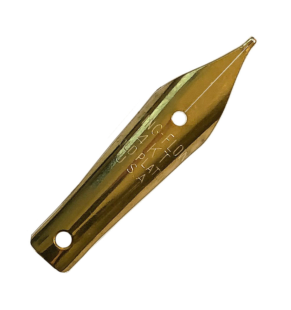 Vintage Dip pens & nibs, Wing-Flow 14k Gold Plated