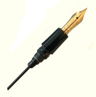 Parker 14k Gold England 10, Fine Nib & section