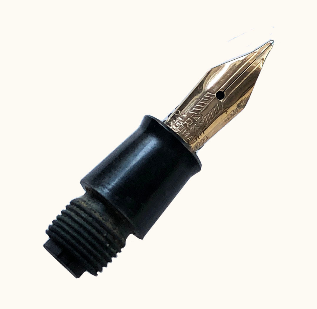 Parker Vacumatic Made in Canada, 14k No.3 Fine / Nib & Section