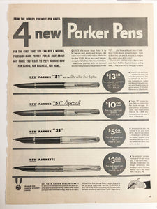 Parker 4 new, 1950's