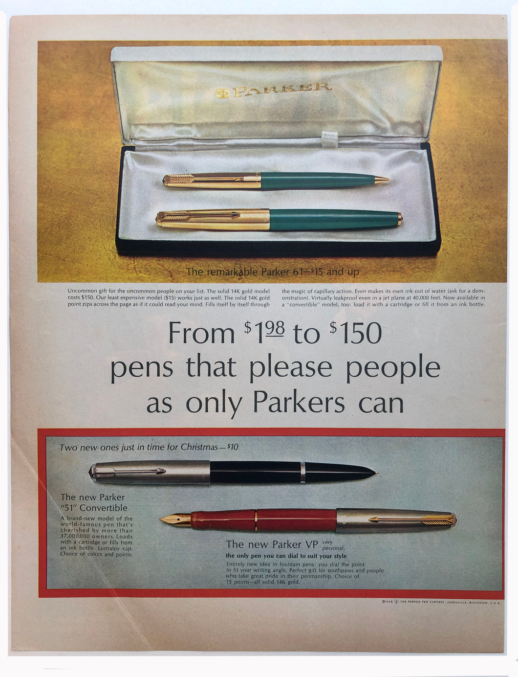 Parker 61, copr. 1962