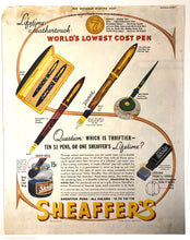 Load image into Gallery viewer, Sheaffer&#39;s Visulated, The Saturday Evening Post, February 6, 1937