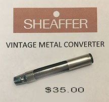 Sheaffer Cartridge Pen Red barrel, chrome cap
