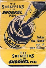 Load image into Gallery viewer, Sheaffer&#39;s Snorkel, Black Statesman