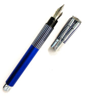Waterman's Harley Davidson Fountain Pen Blue & Chrome