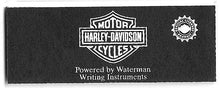 Load image into Gallery viewer, Waterman&#39;s Harley Davidson Fountain Pen Blue &amp; Chrome