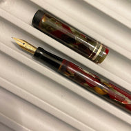 Swan Leverless, Wine, Silver & Bronze Pearl