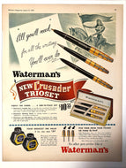 Waterman's Crusader Trioset, Maclean's Magazine, August 15,1949