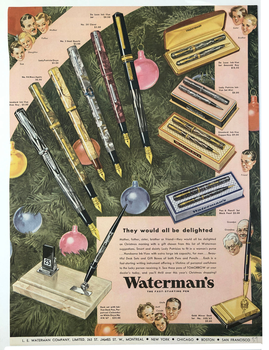Waterman's, Chatelaine, December, 1937