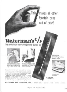 Waterman c/f Black & Chrome